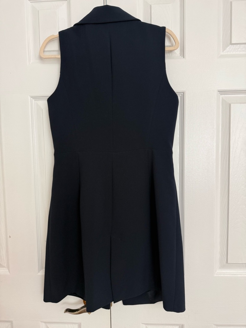 Zara  Navy Sleeveless Blazer Dress vest - Picture 5 of 6